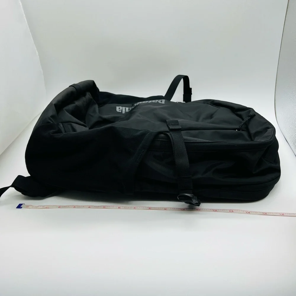 Patagonia Black Backpack with Blue Logo STY47913FA23